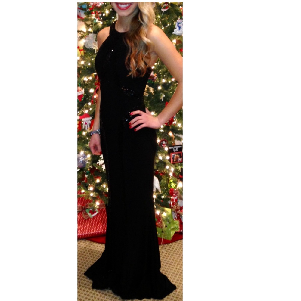 Black with Sequins Prom